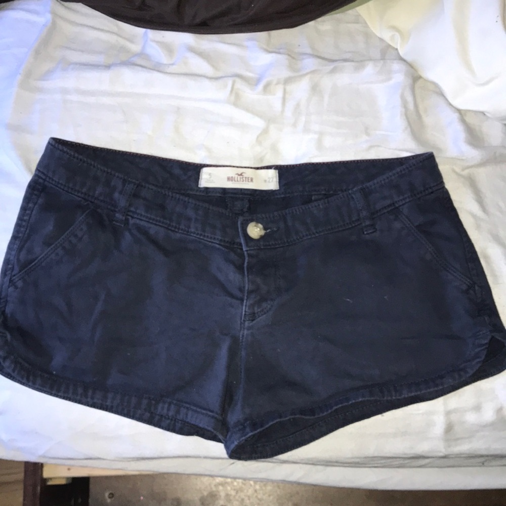 Hollister Navy Blue Shorts